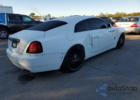 2015 Rolls-Royce Wraith из США, поврежденный, VIN SCA665C56FUX85601